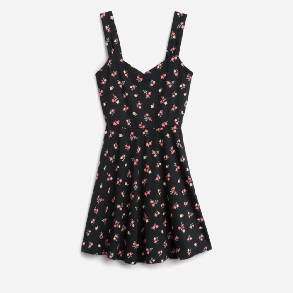 French Grey Belinda Brushed Knit Dress.